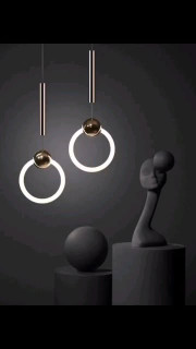آویز Ringlight کد L 060 رنگ طلایی